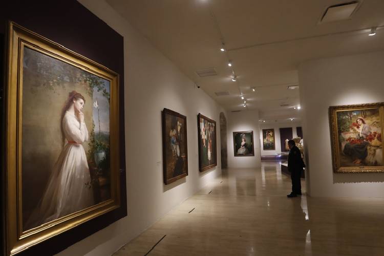 La muestra ‘Representaciones femeninas en transformación’ en el Museo Nacional de San Carlos de la Ciudad de México (Foto: Agencia EFE)